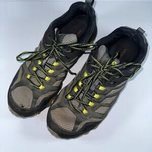 Merrell Moab FST Trail Hiking‎ Shoes Mens 11 Olive Black Vibram MegaGrip